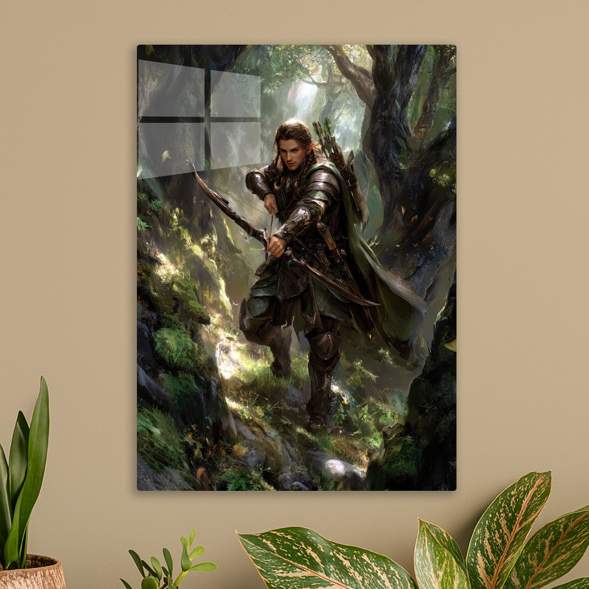 Elvish Ranger With Bow Drawn
