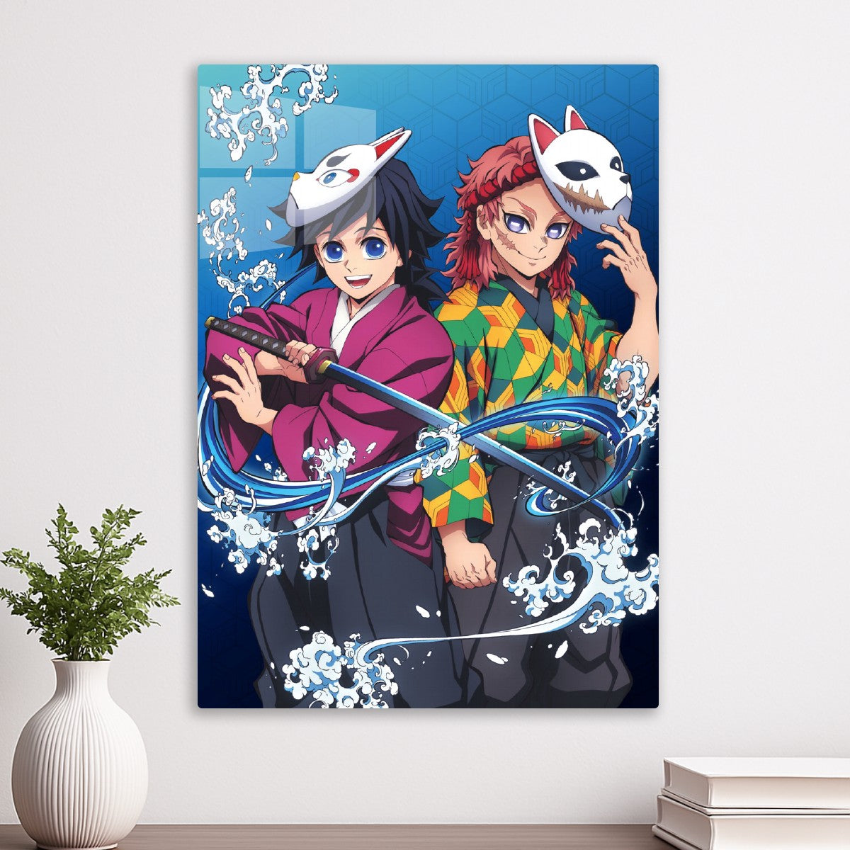 Sabito and Giyu Tomioka, Demon Slayer Kimetsu no Yaiba