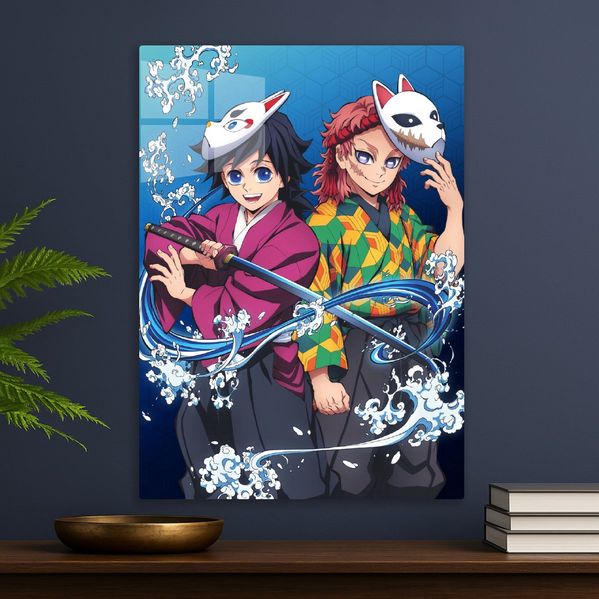 Sabito and Giyu Tomioka, Demon Slayer Kimetsu no Yaiba
