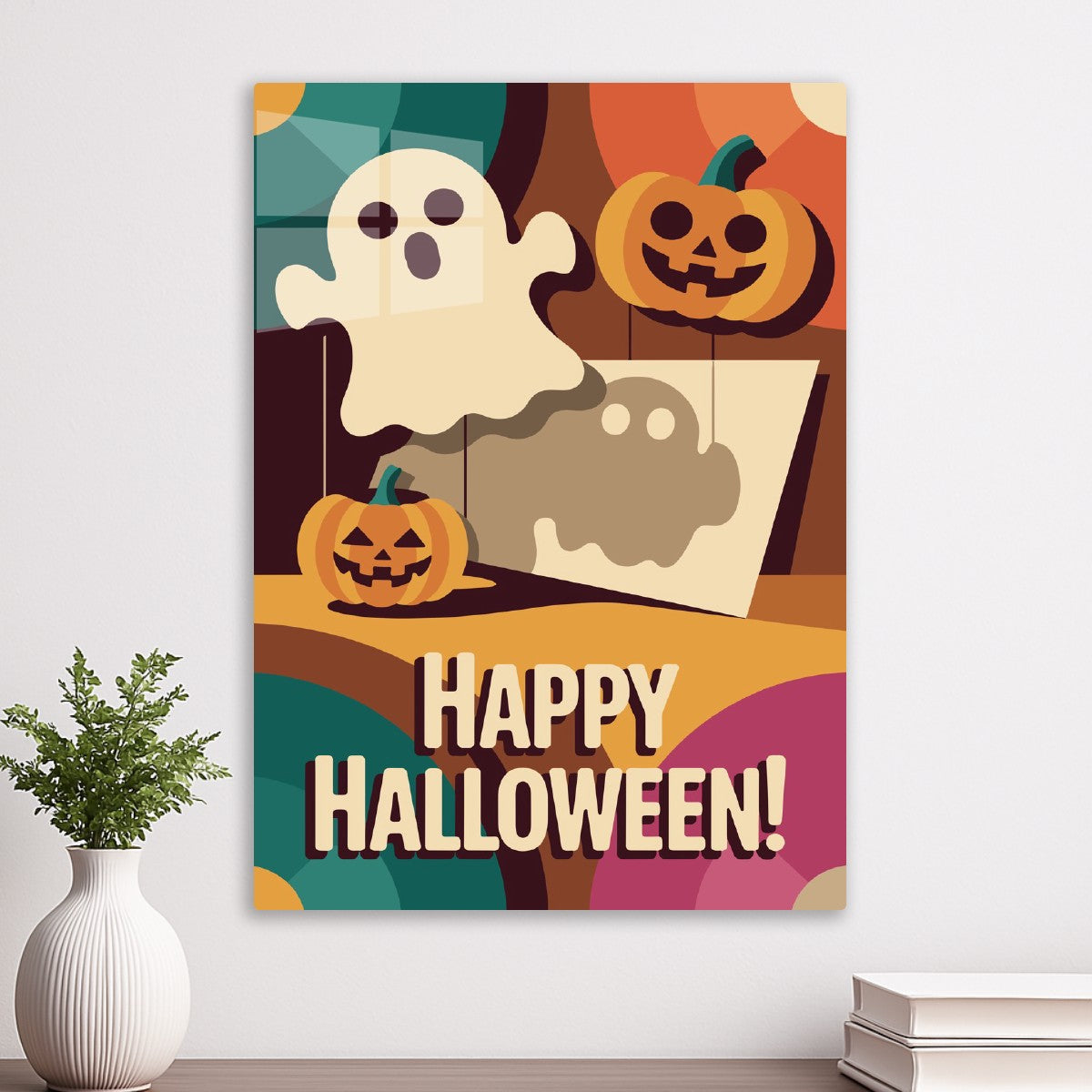 Happy Halloween Ghost Pumpkin