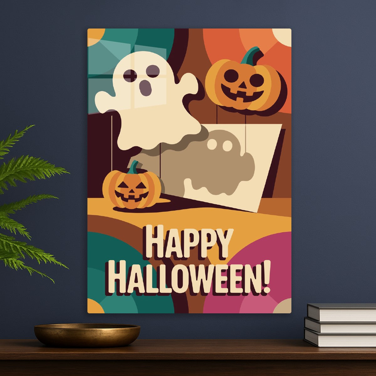 Happy Halloween Ghost Pumpkin