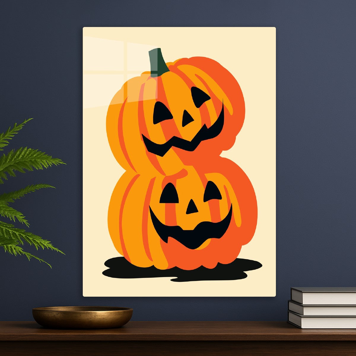 Double Stacked Jack O’Lanterns