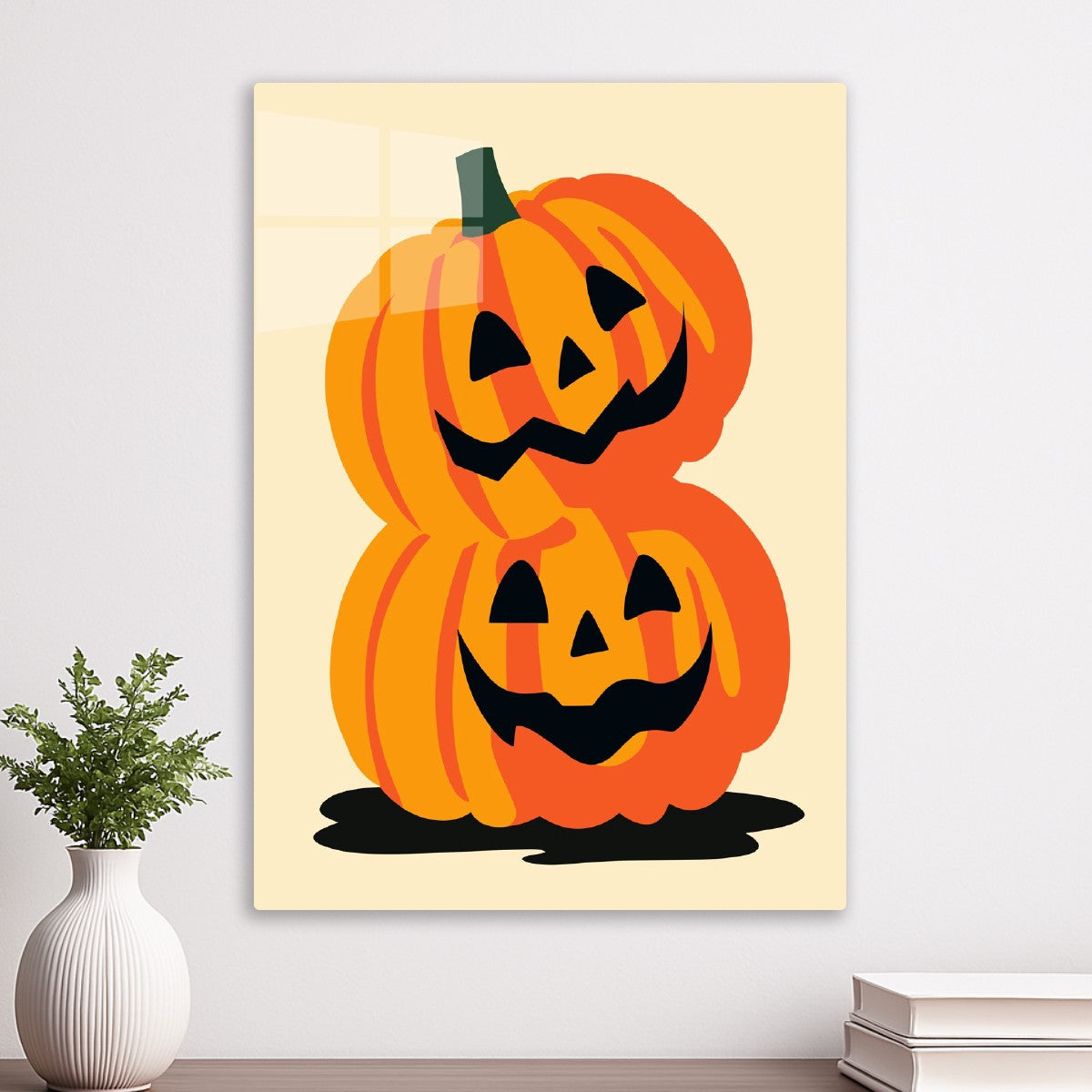 Double Stacked Jack O’Lanterns