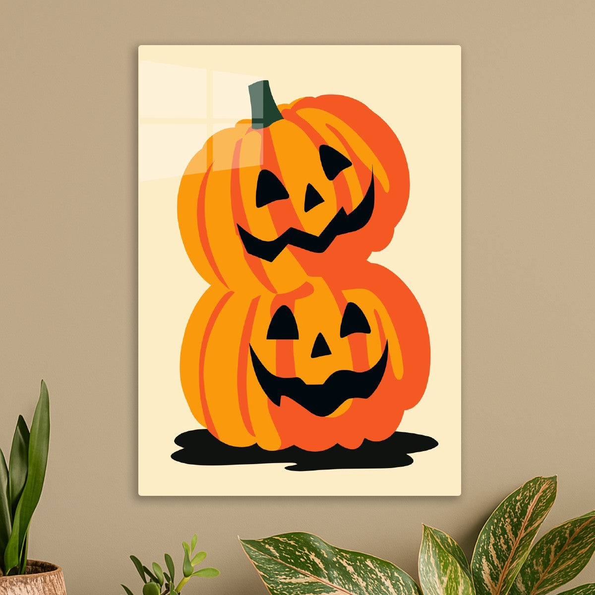 Double Stacked Jack O’Lanterns