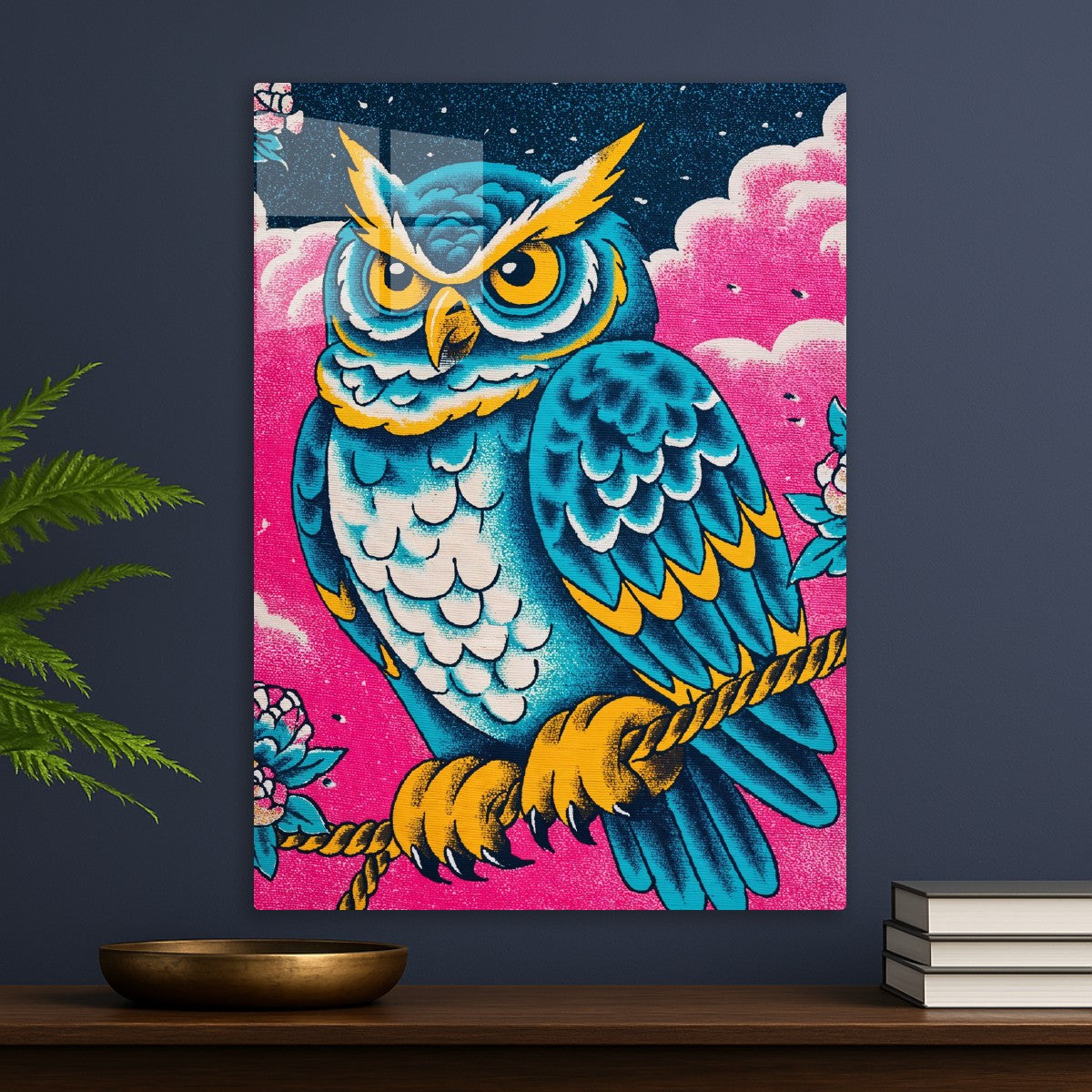 Electric Owl Poster