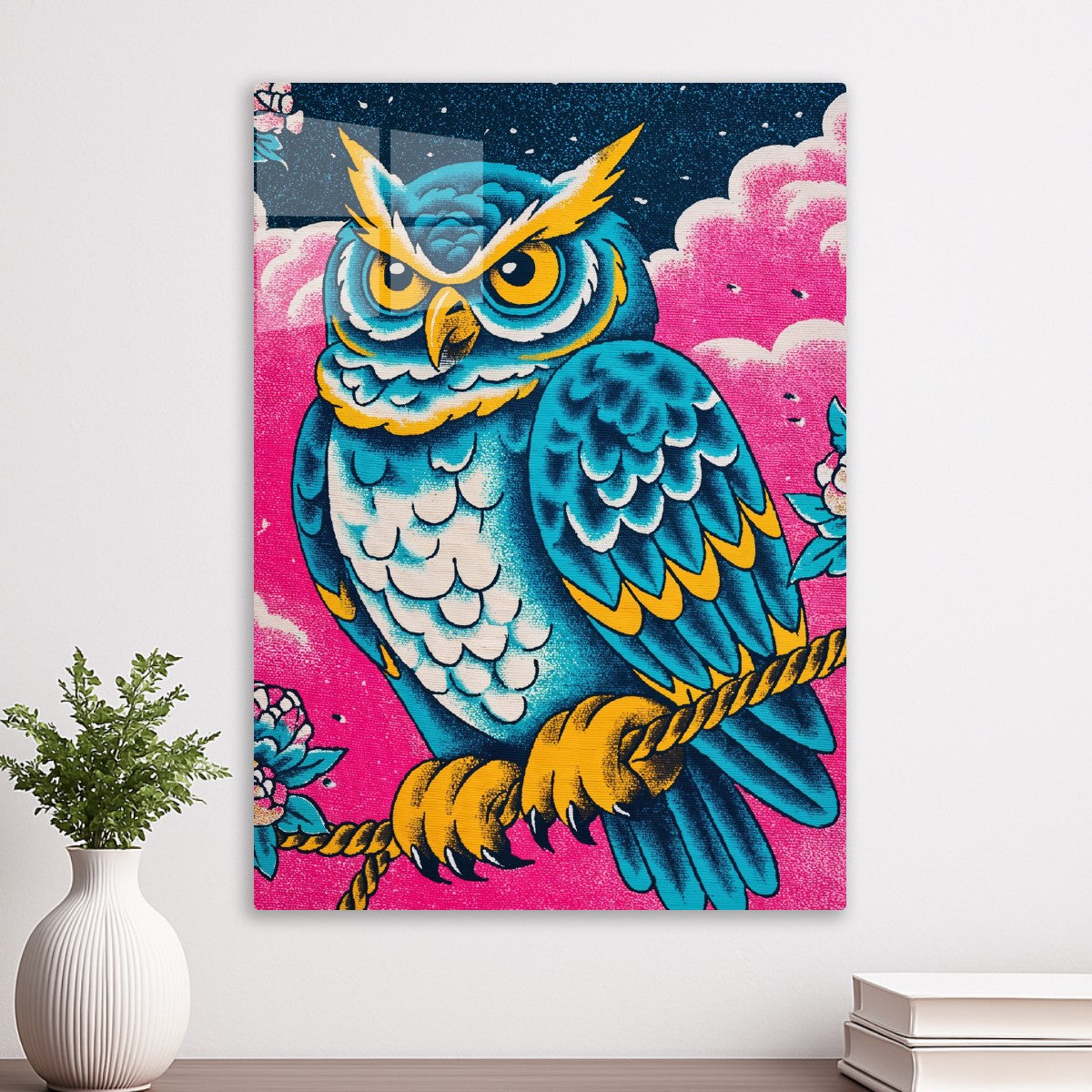 Electric Owl Poster