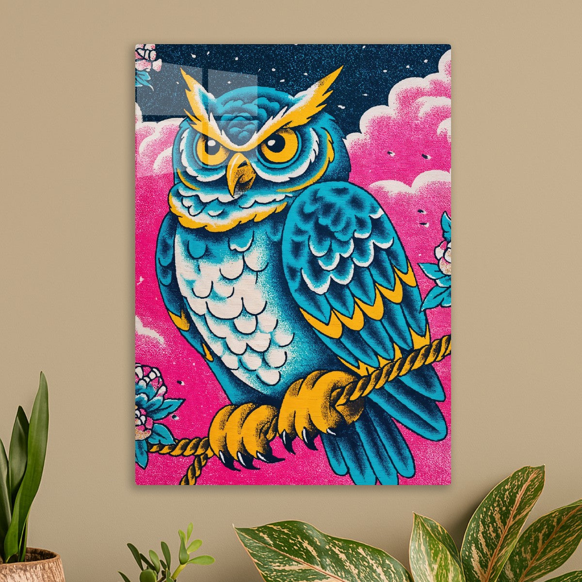 Electric Owl Poster