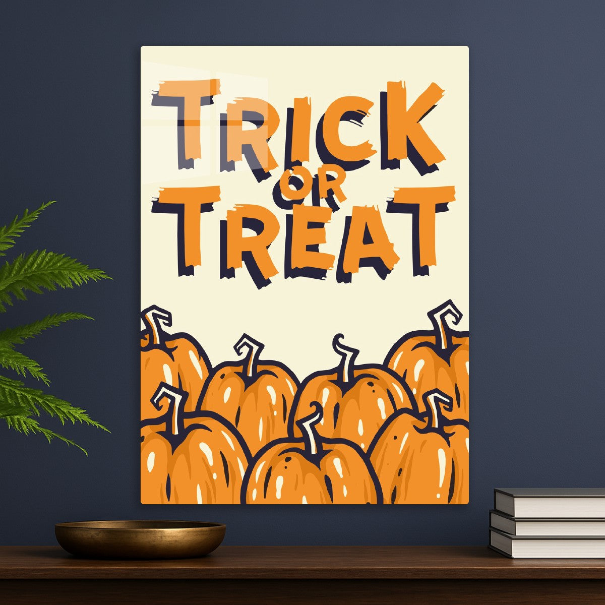 Trick or Treat Pumpkins Art