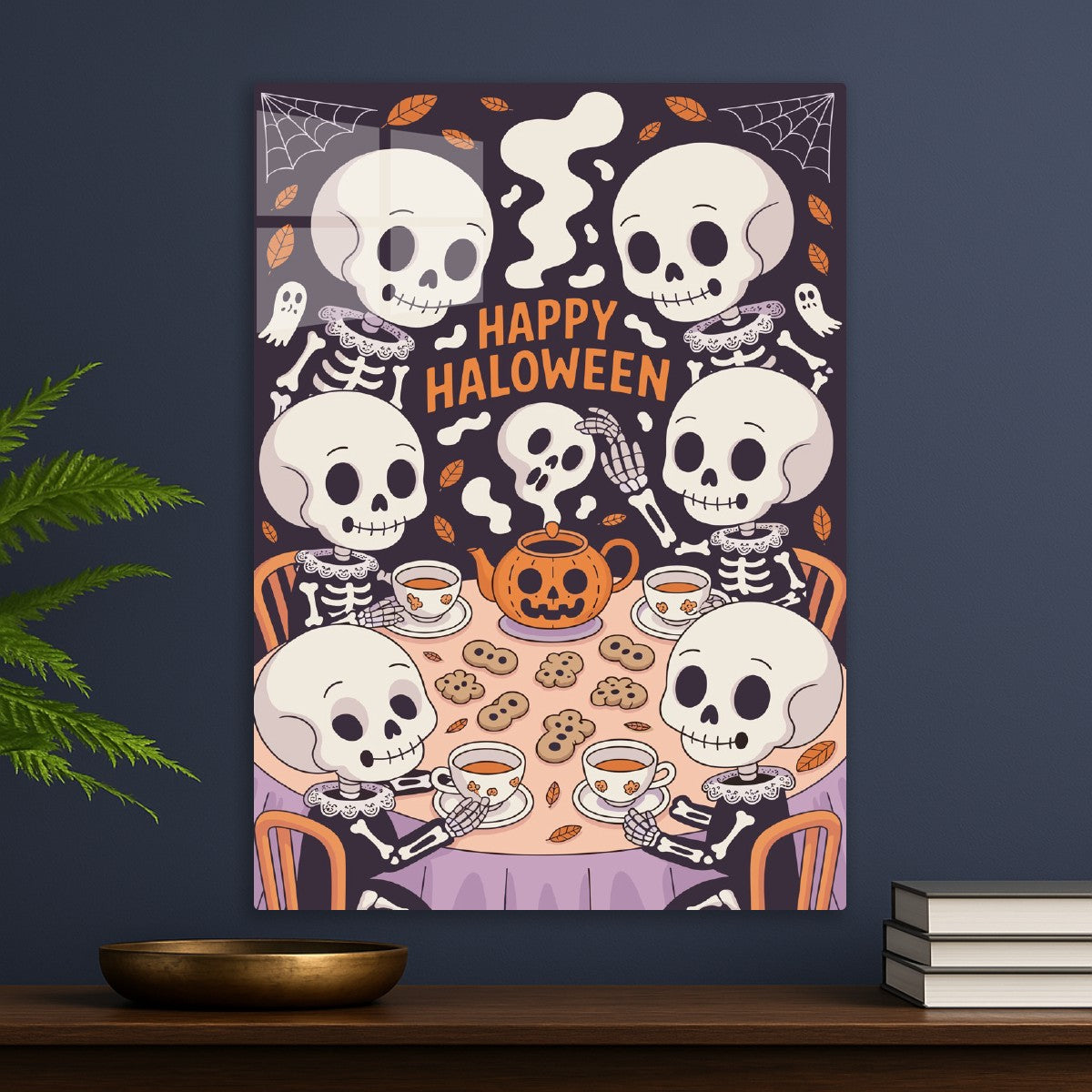 Skeleton Tea Party Halloween