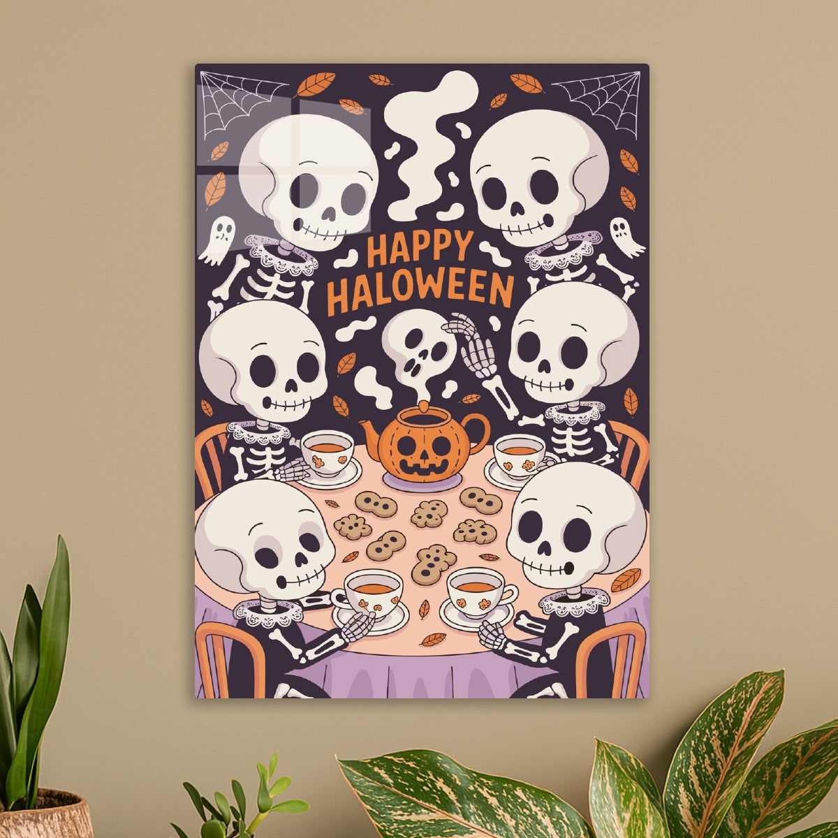 Skeleton Tea Party Halloween