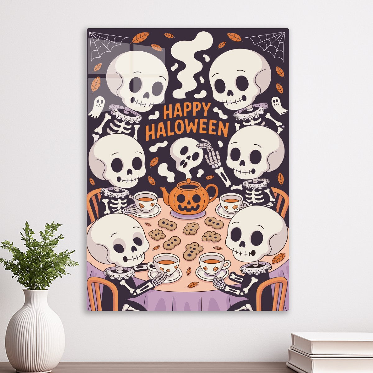 Skeleton Tea Party Halloween