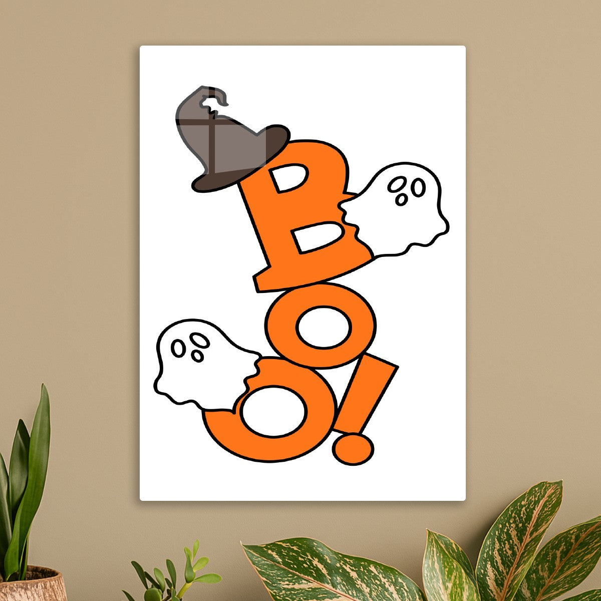 Ghostly Boo Halloween Art