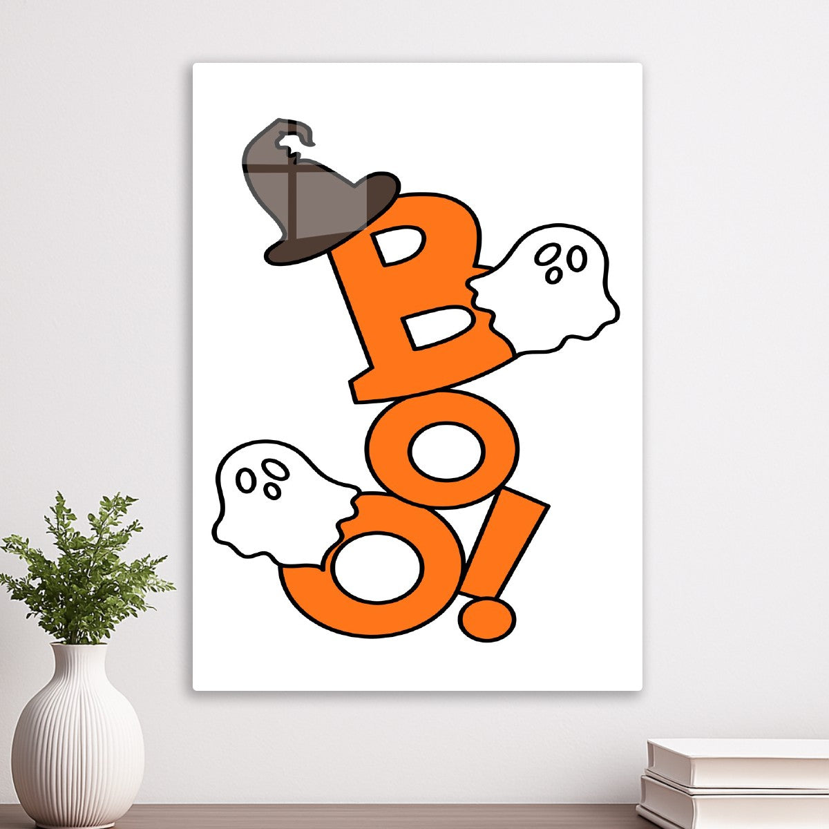 Ghostly Boo Halloween Art