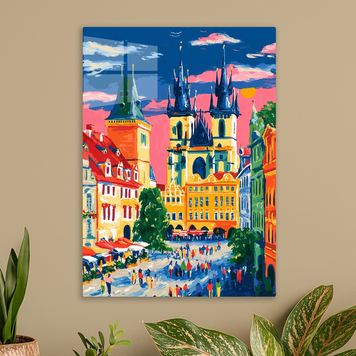 Fauvist Prague Old Town