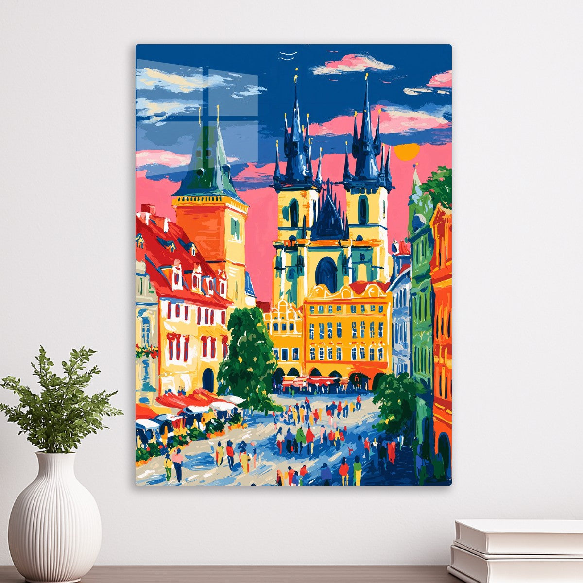 Fauvist Prague Old Town