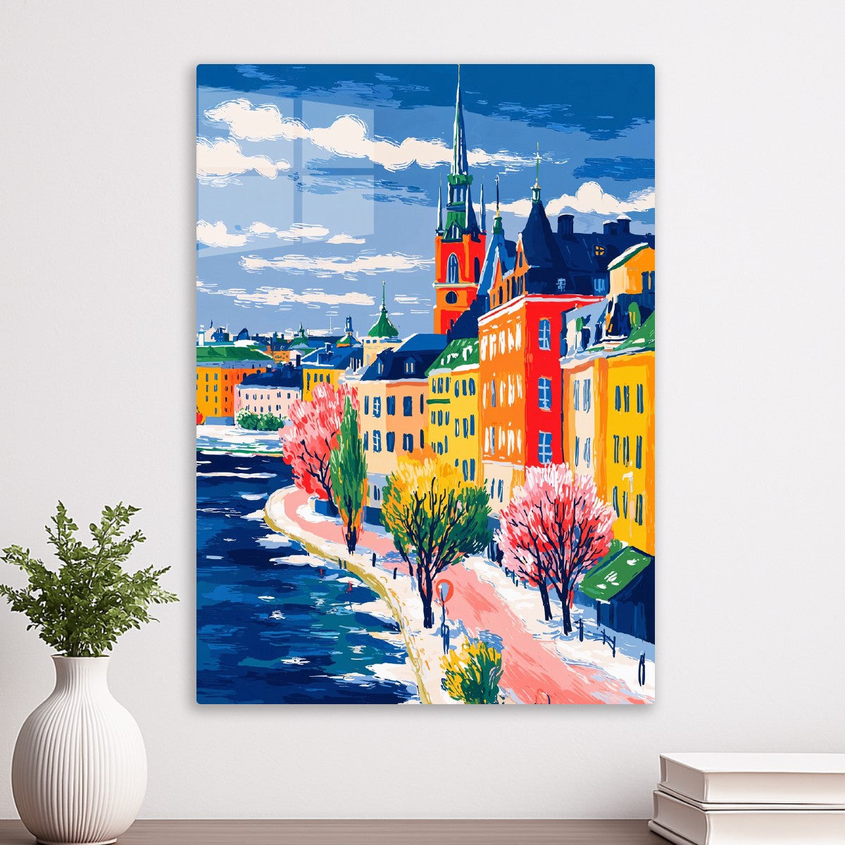 Fauvist Stockholm Waterfront