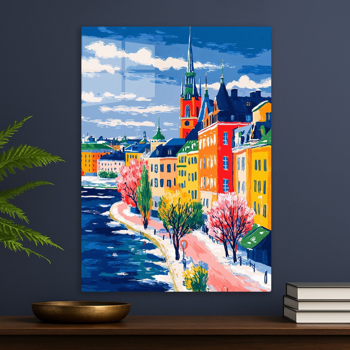 Fauvist Stockholm Waterfront