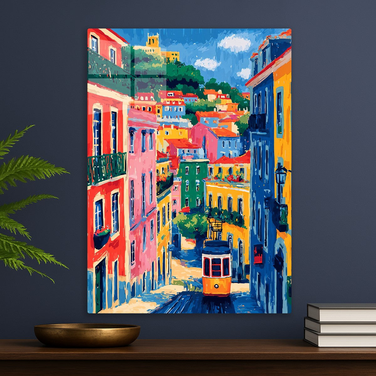 Lisbon Tram & Colorful Hills