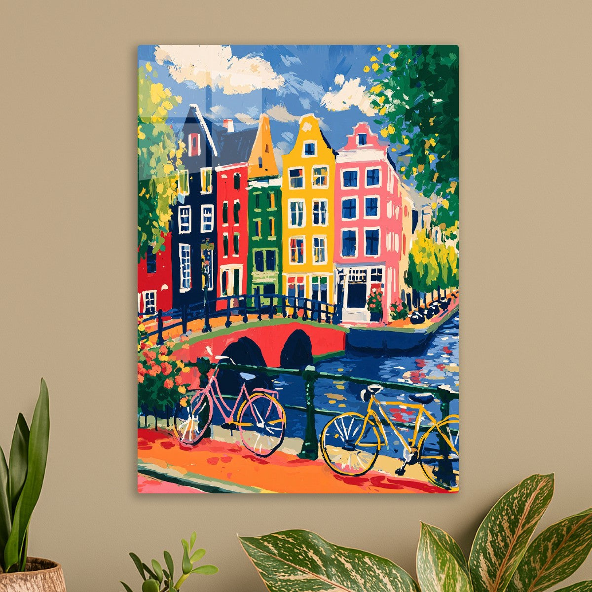 Amsterdam Colorful Canal