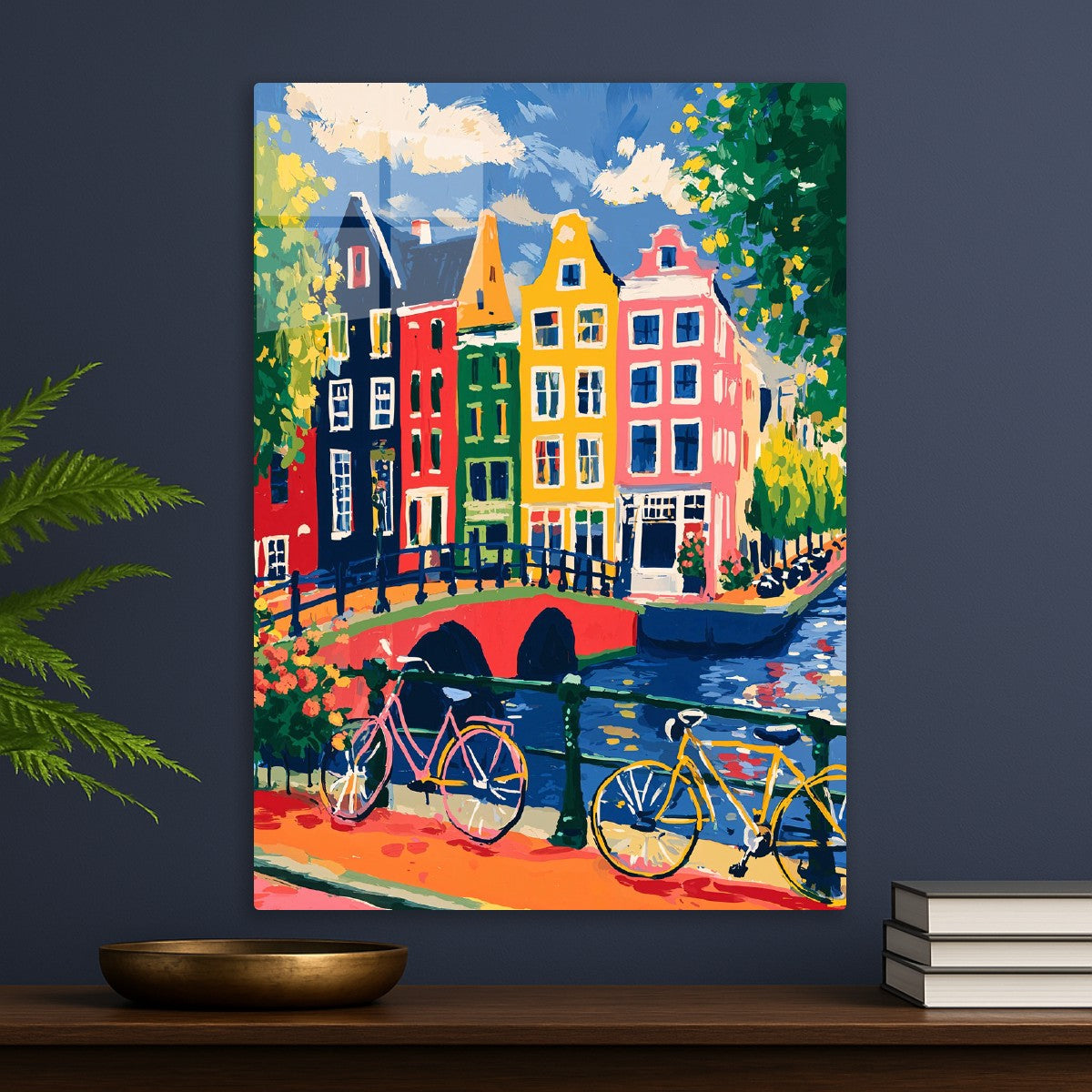 Amsterdam Colorful Canal