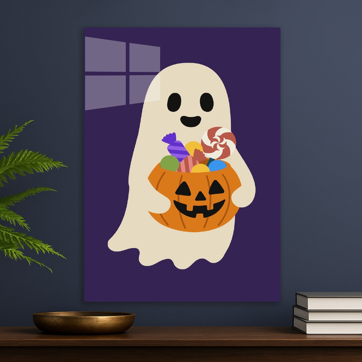 Friendly Ghost with Halloween 