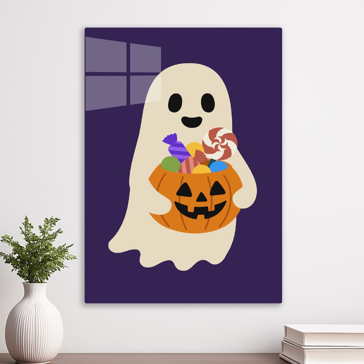 Friendly Ghost with Halloween 