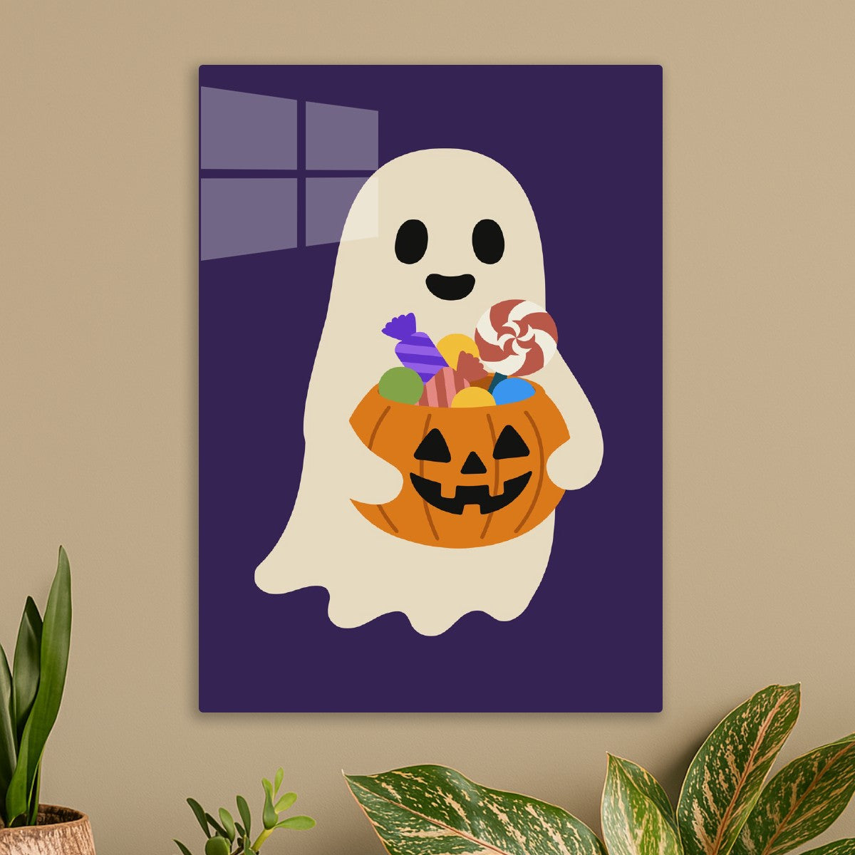 Friendly Ghost with Halloween 