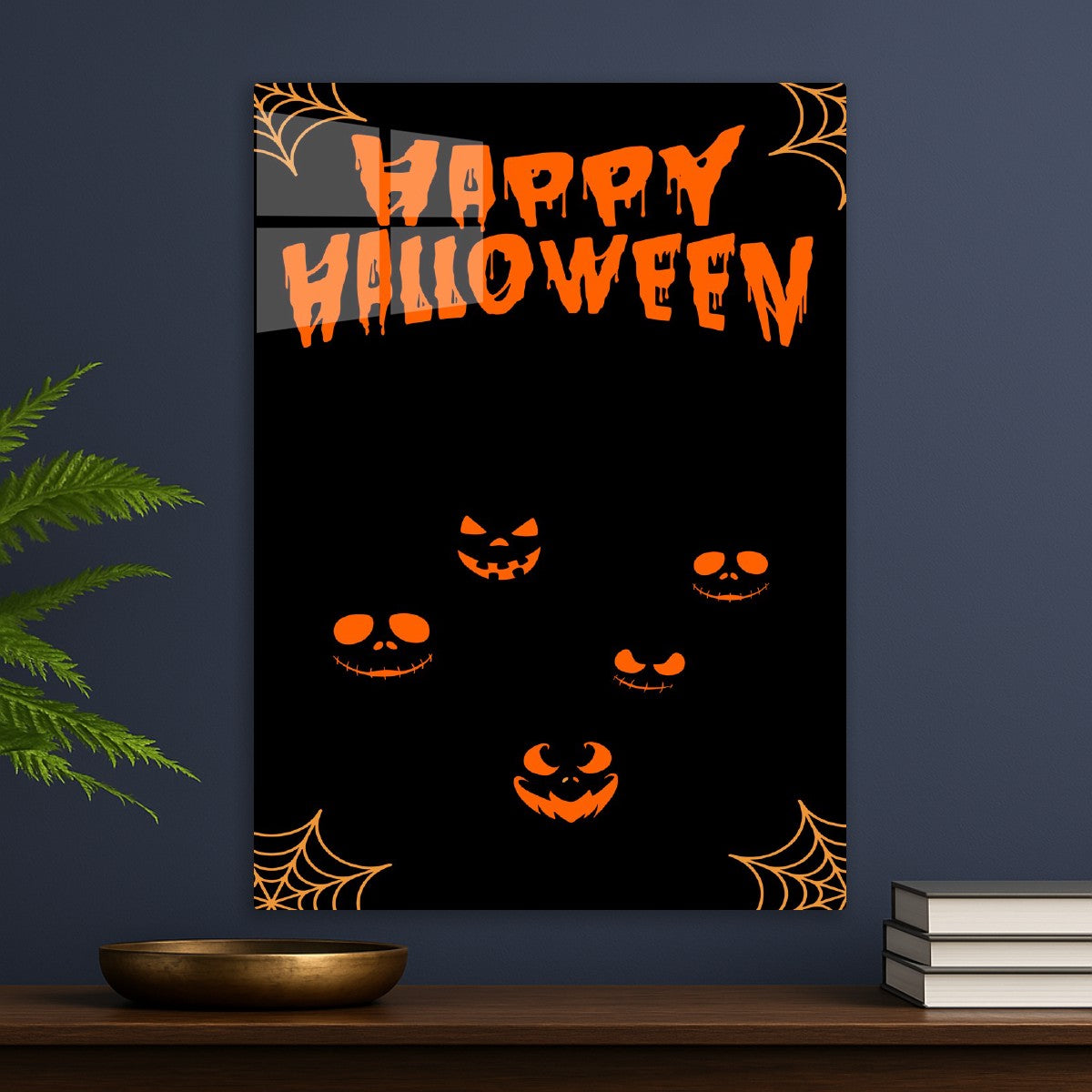 Happy Halloween Minimalist Art