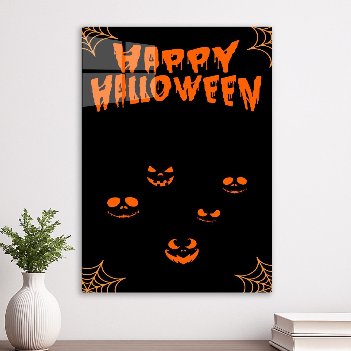 Happy Halloween Minimalist Art