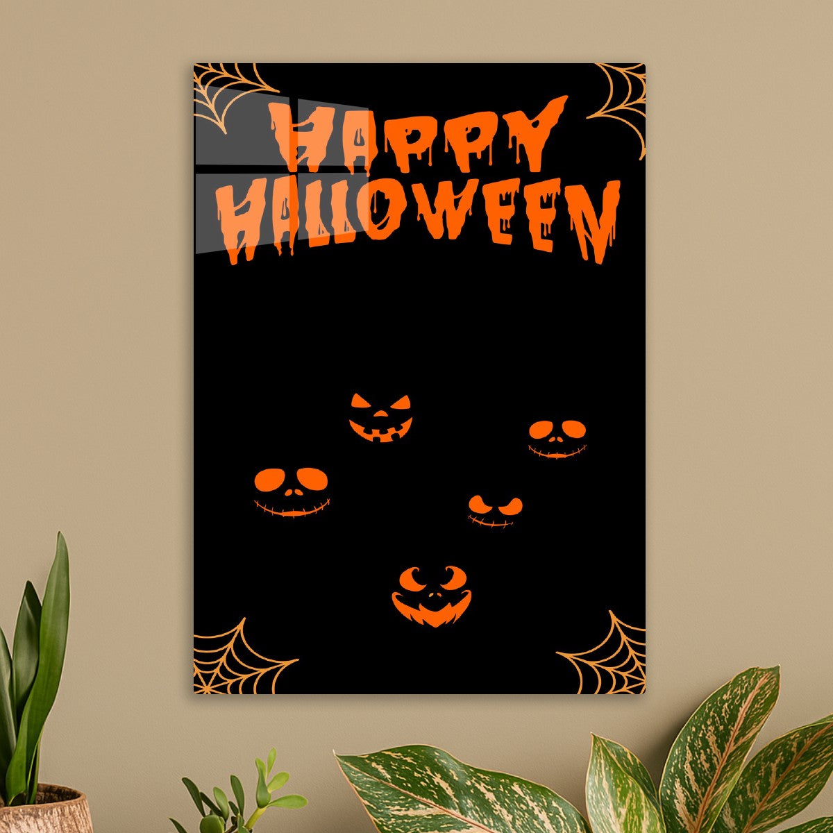 Happy Halloween Minimalist Art