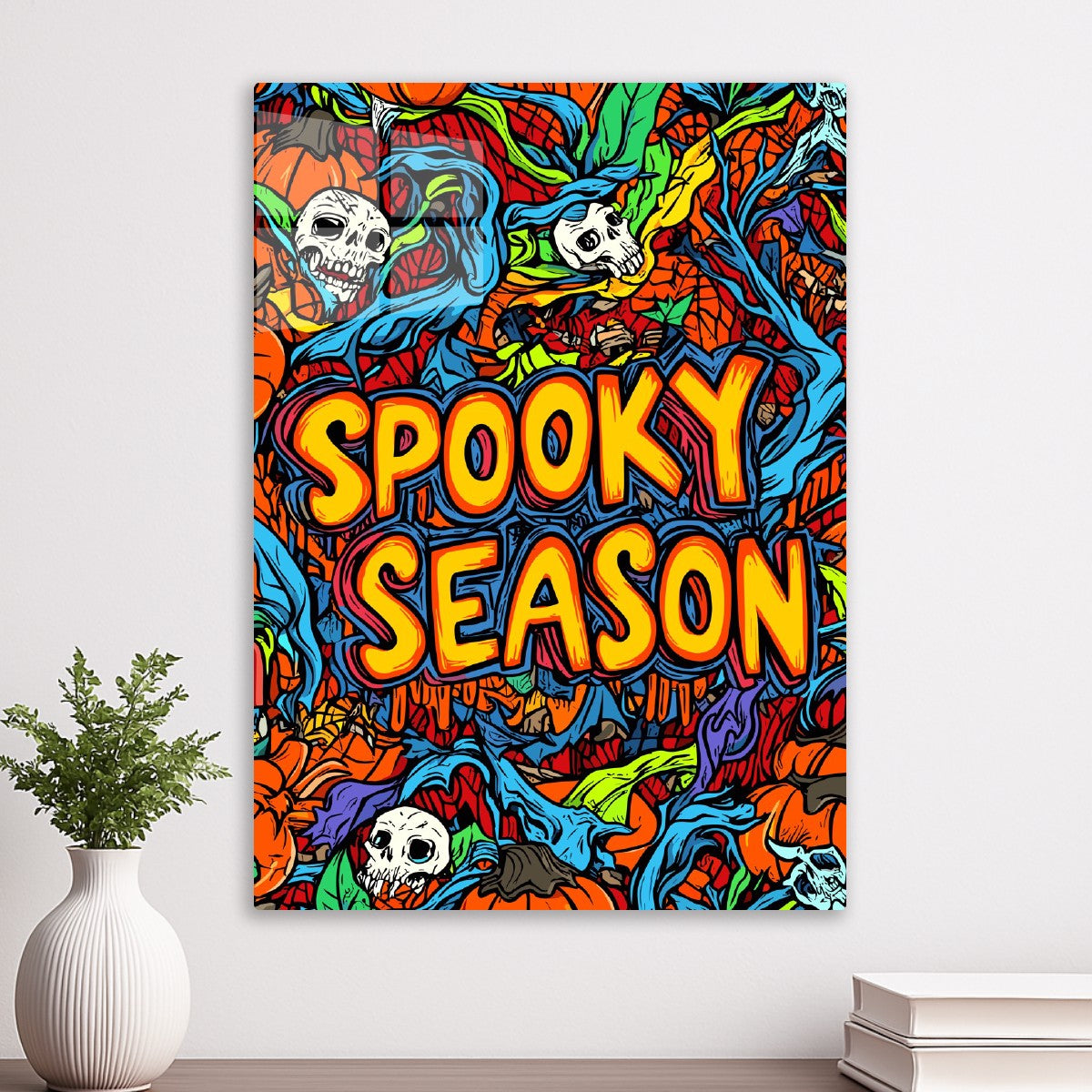 Spooky Season Doodle Collage