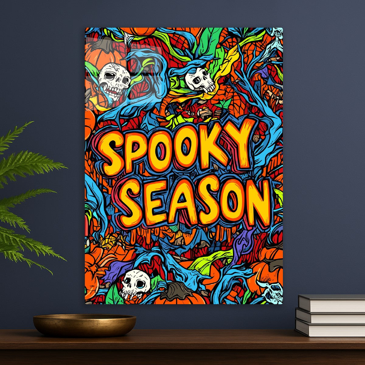 Spooky Season Doodle Collage