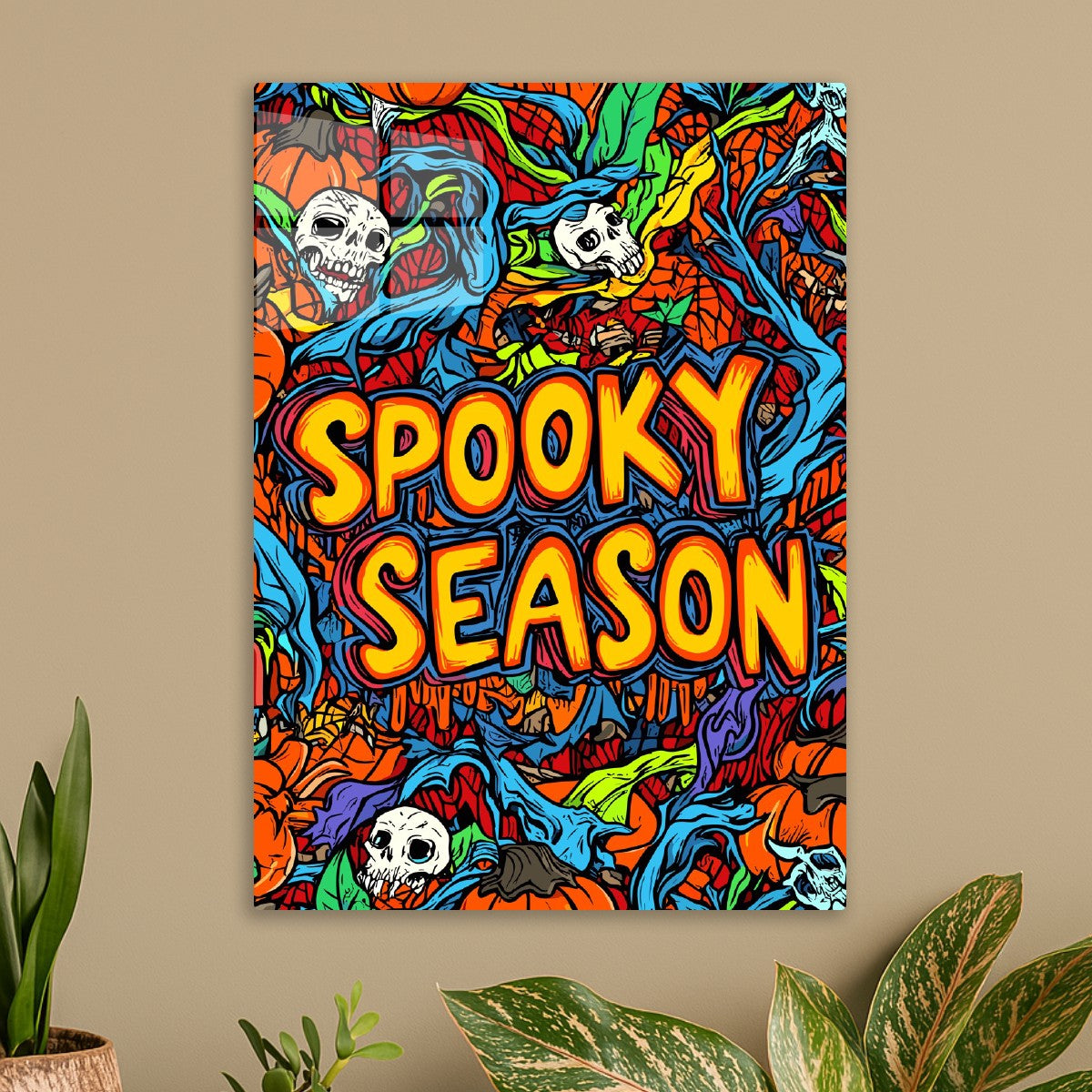 Spooky Season Doodle Collage
