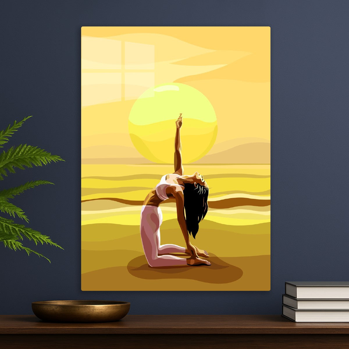 Dynamic Yoga at Golden Hour