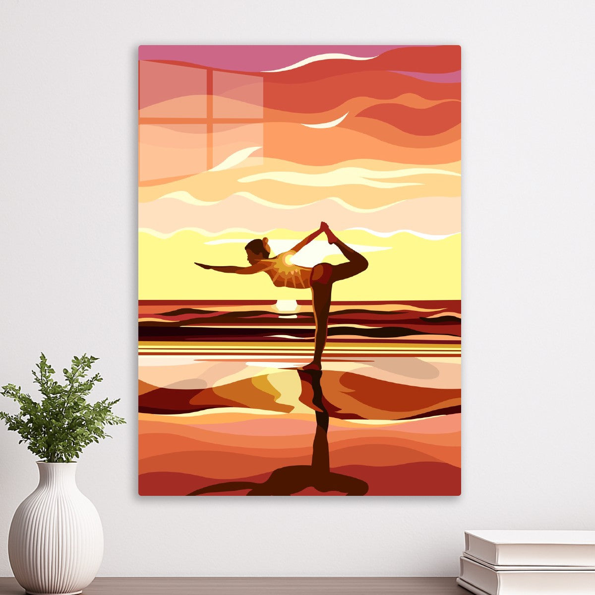 Evening Yoga Balance Pose