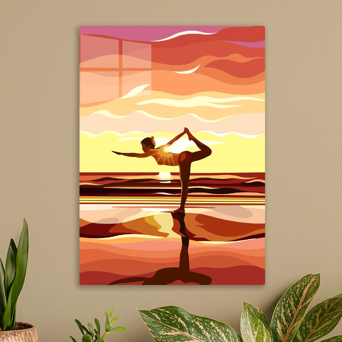 Evening Yoga Balance Pose