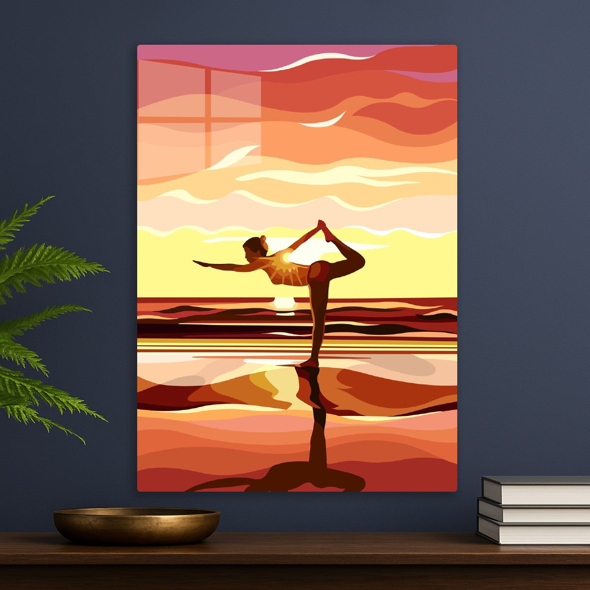 Evening Yoga Balance Pose