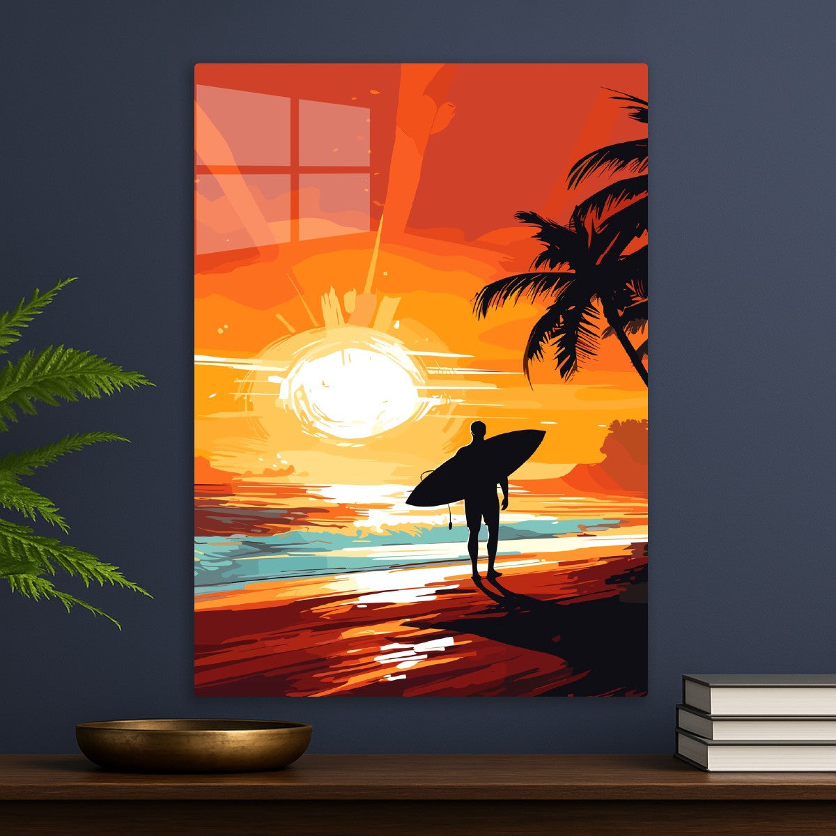 Surfer’s Sunset Adventure
