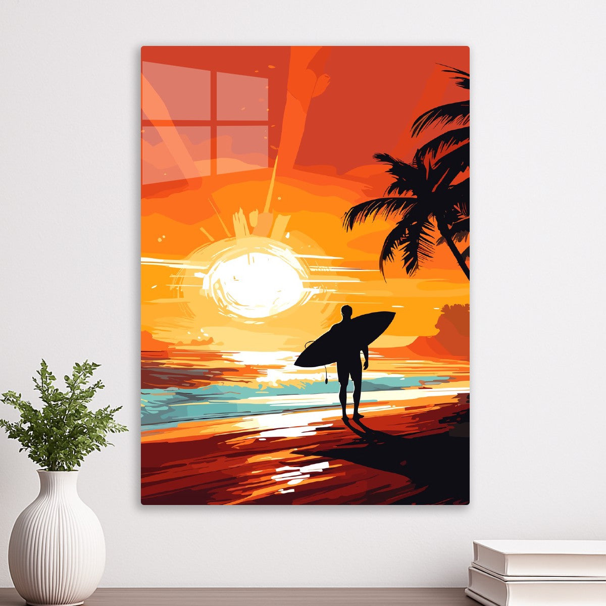 Surfer’s Sunset Adventure