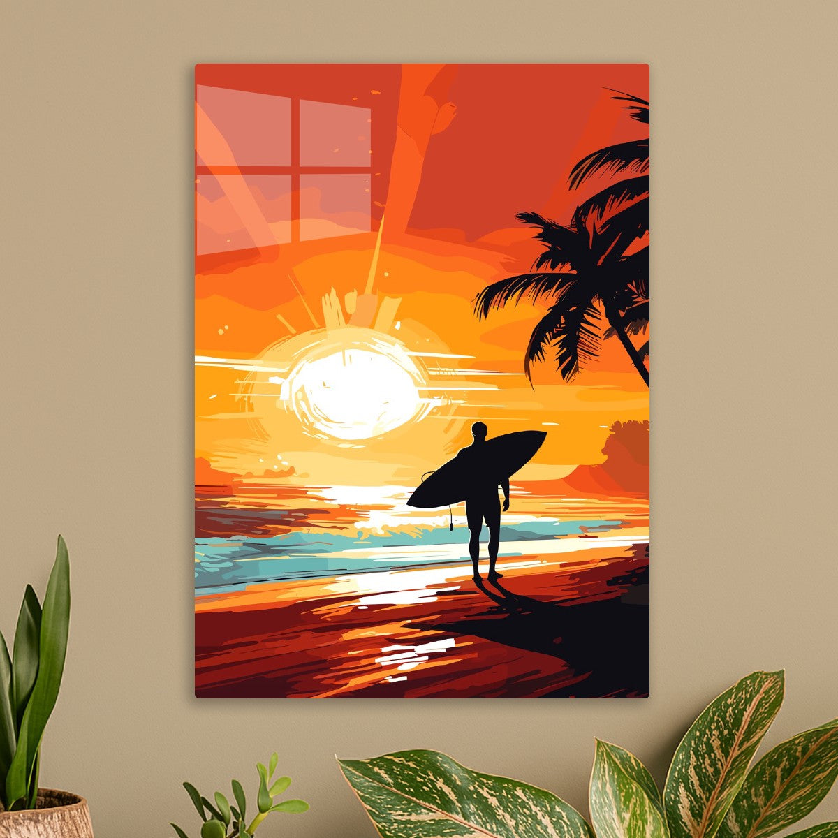 Surfer’s Sunset Adventure