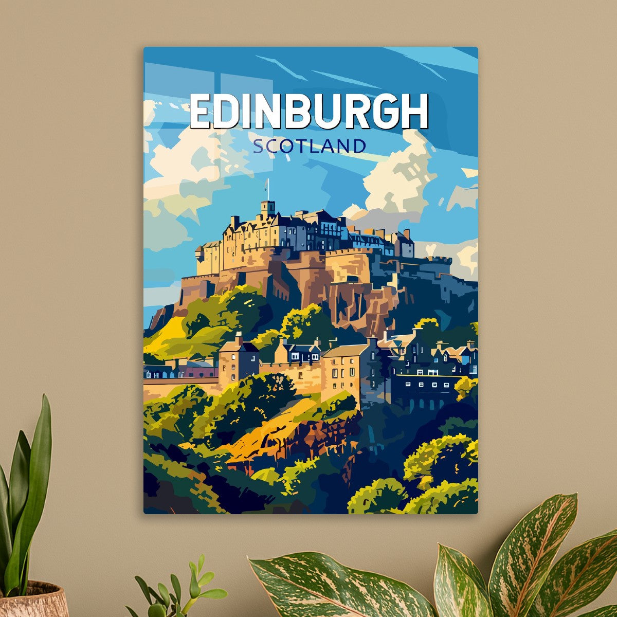 Edinburgh Castle Skyline