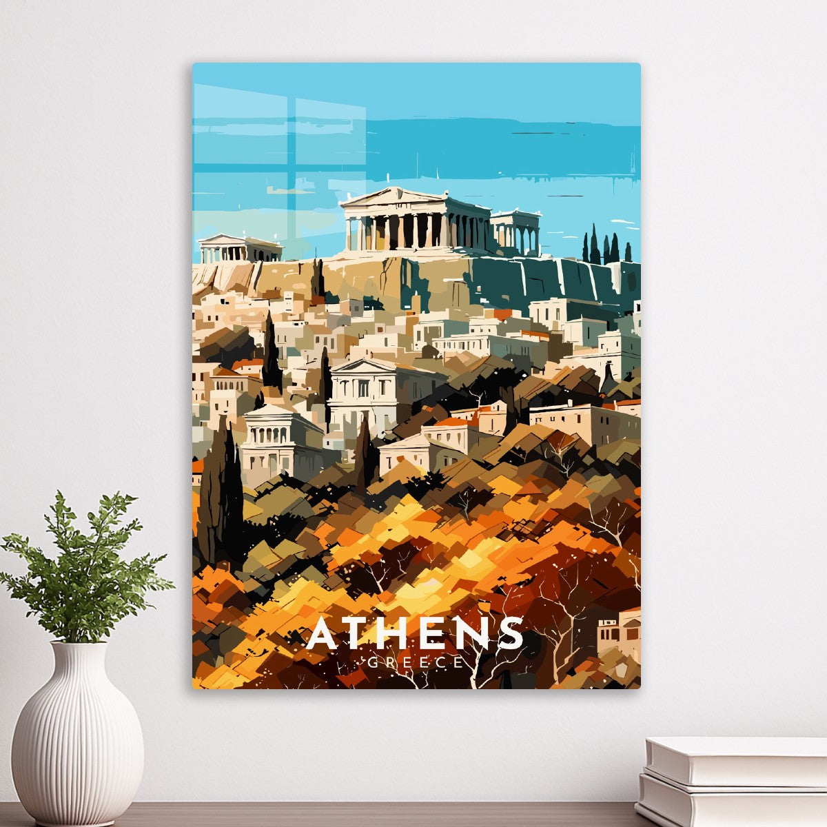 Athens Landmark Panorama