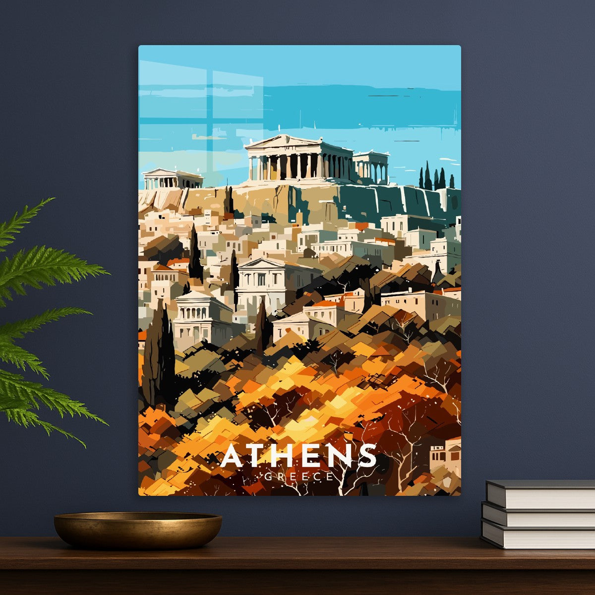 Athens Landmark Panorama