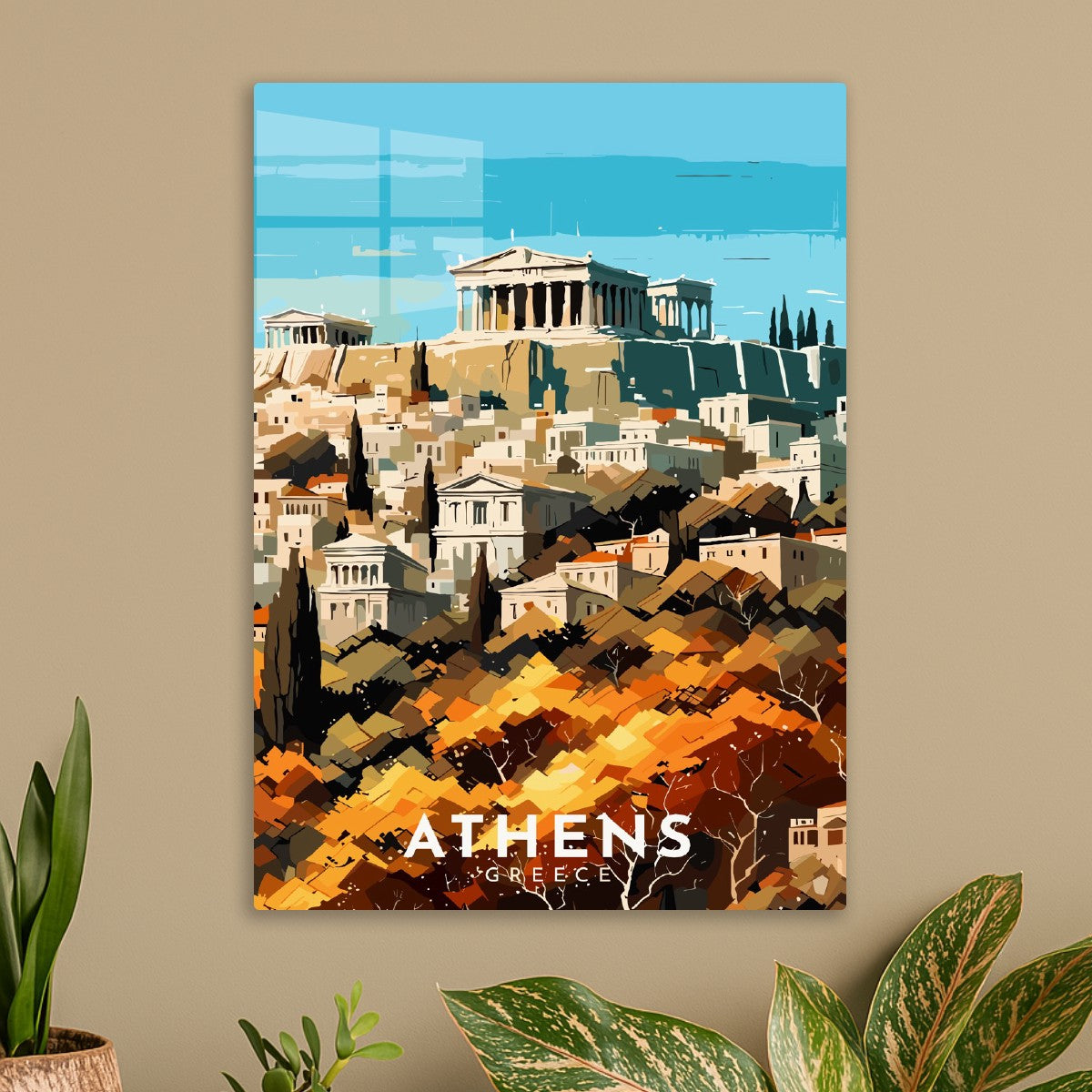 Athens Landmark Panorama