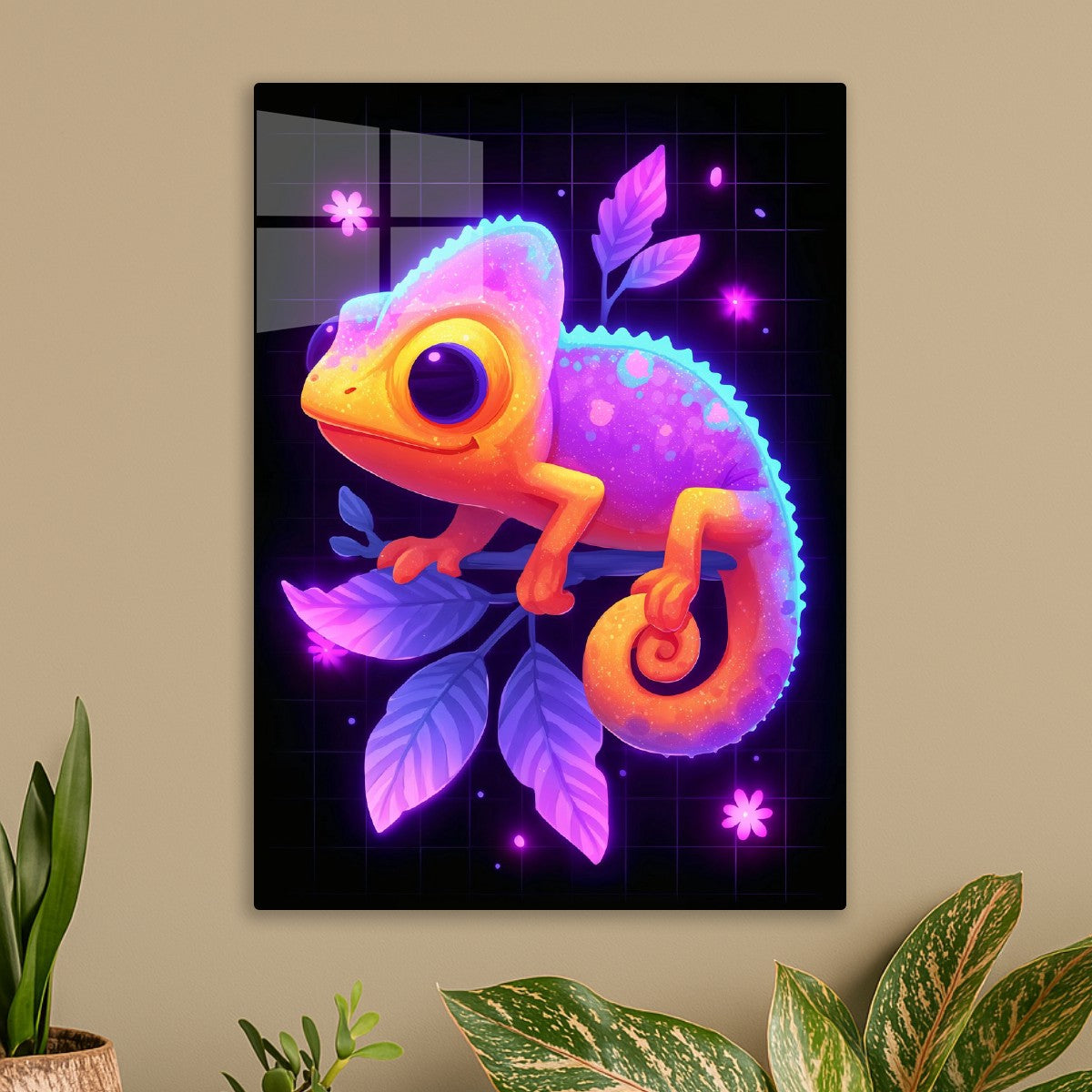 Neon Chameleon on Branch