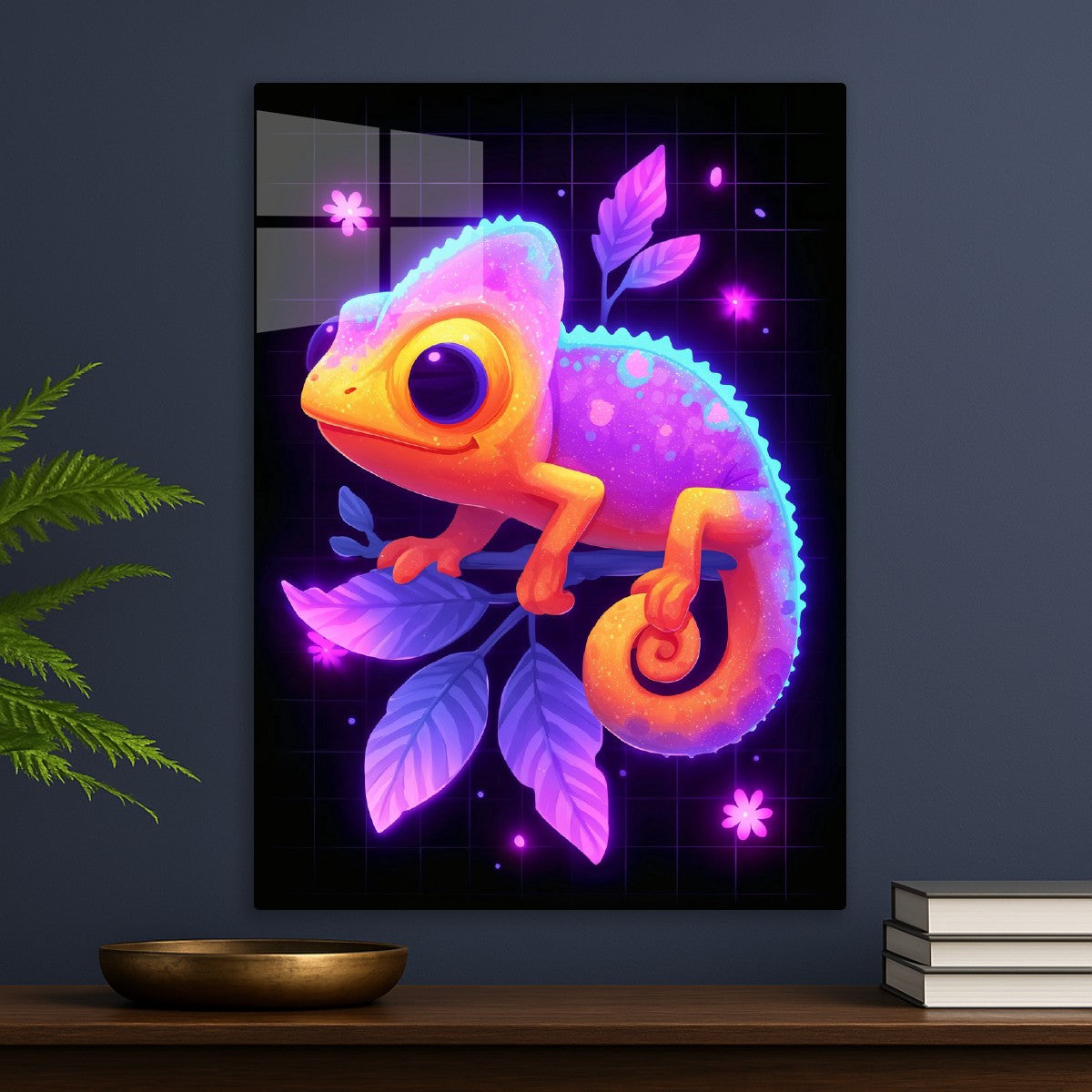 Neon Chameleon on Branch