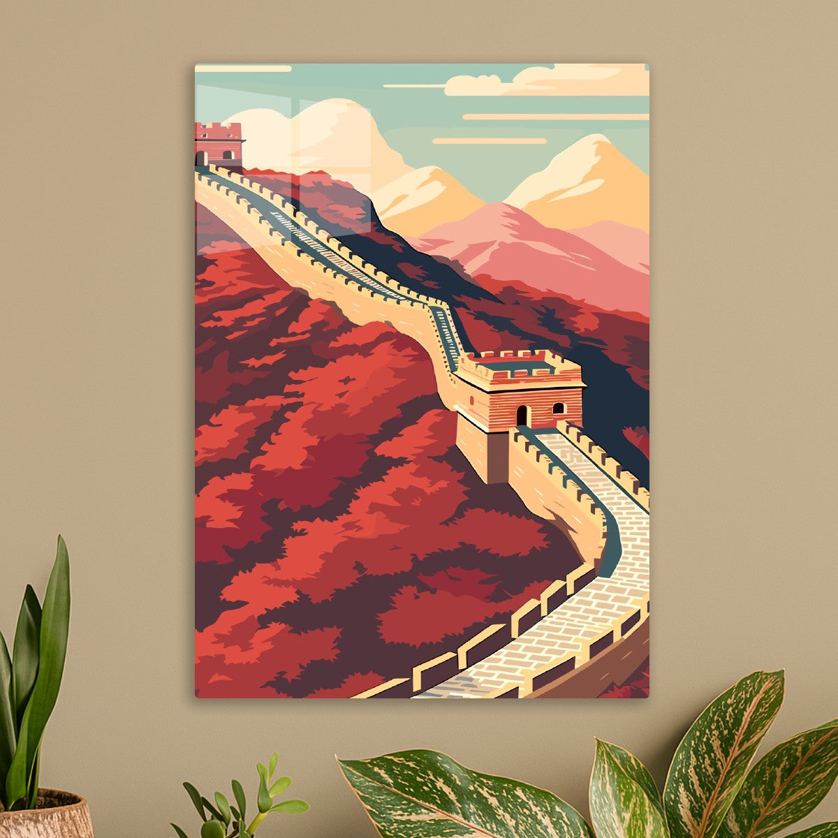 Majestic Great Wall of China