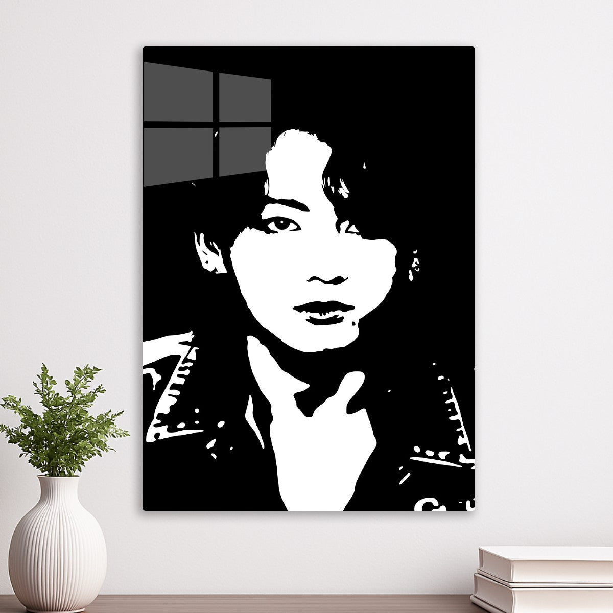 Monochrome Jacket Portrait