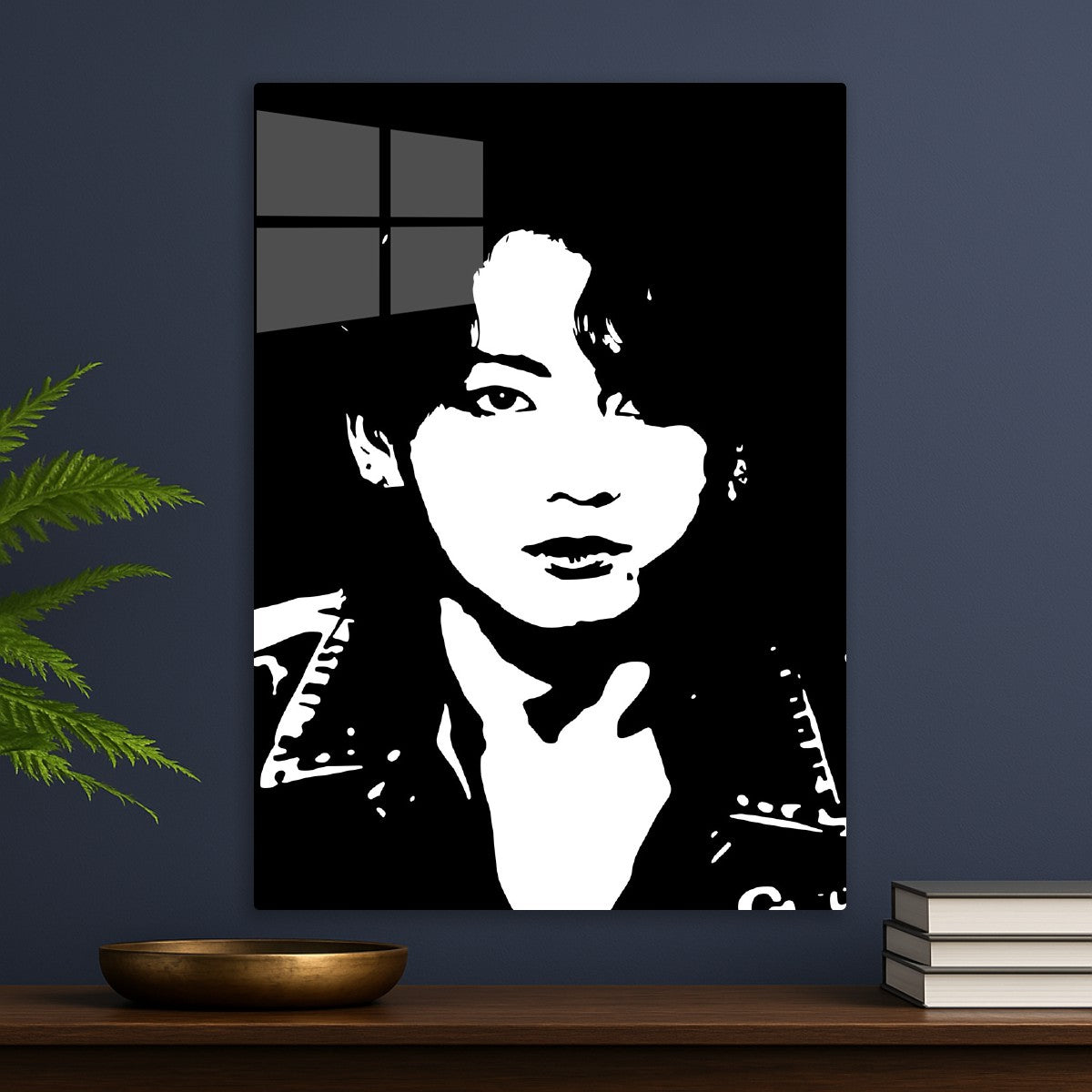 Monochrome Jacket Portrait