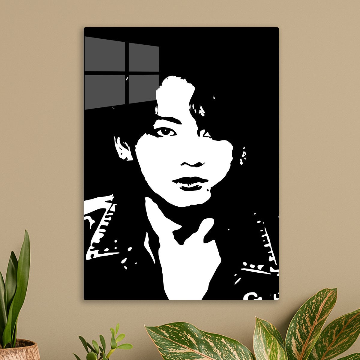 Monochrome Jacket Portrait